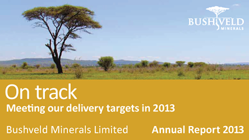 Bushveld Minerals Annual Report & Financial Results 2013
