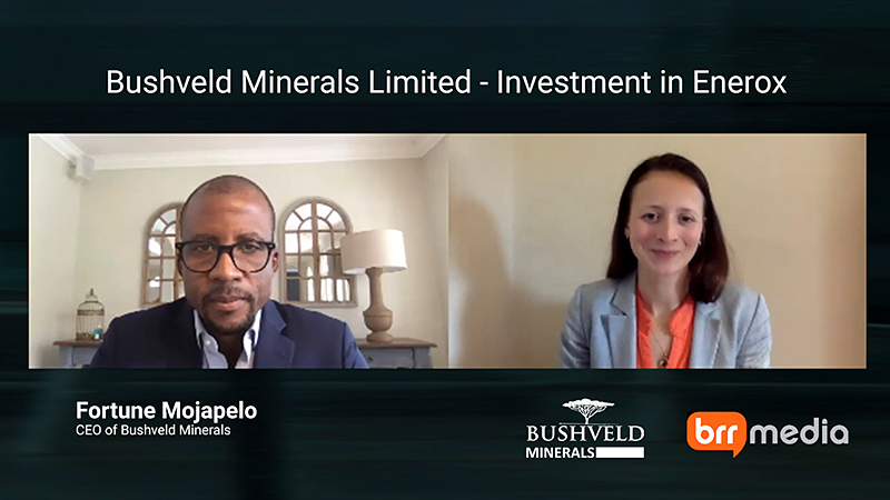Bushveld Minerals Invests US$30m in Enerox