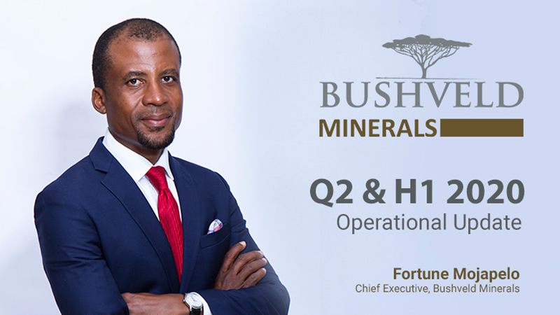 Bushveld Minerals Operational Update Q2 2020 & H1 2020