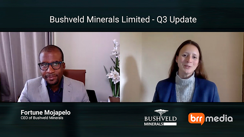 Bushveld Minerals Operational Update Q3 2021