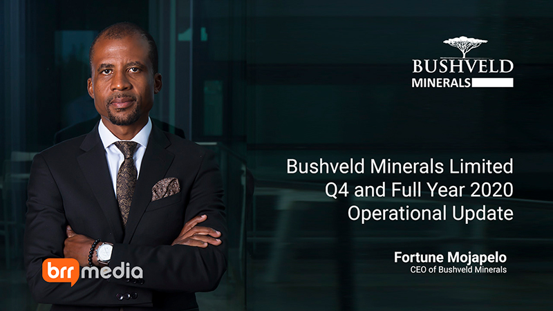 Bushveld Minerals Operational Update Q4 & Full Year 2020