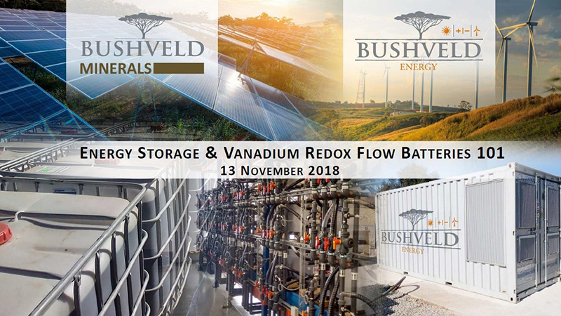 Bushveld Minerals Energy Storage 101