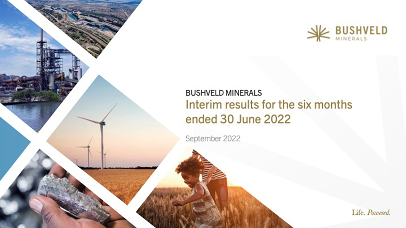 Bushveld Minerals Interim Financial Report 2022